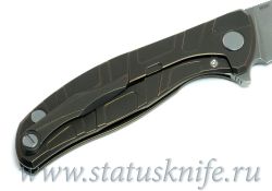 Нож Широгоров Флиппер 95 M390 S узор T подшипникифотография - 7