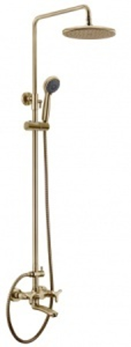 Душевая система KAISER Trio 3-листник Bronze