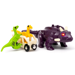 BRIO Kolejka - Набор DINO с динозаврами и вагончиком 36082