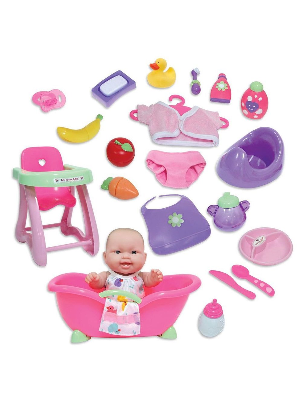 Пупс BERENGUER виниловый 25см в наборе (16614)