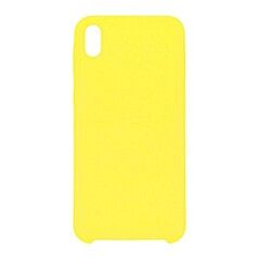 Силиконовый чехол Silicone Cover для Samsung Galaxy А01 Core (Желтый)