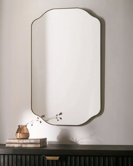 Настенное зеркало ”Элтон” в золотой раме