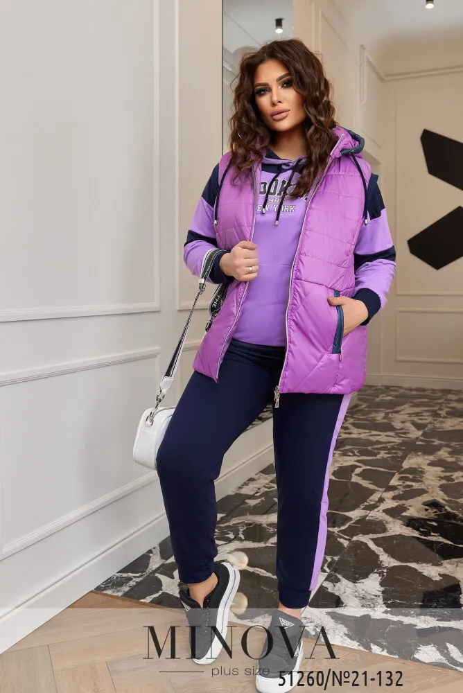Жилет 21-132-лаванда Minova