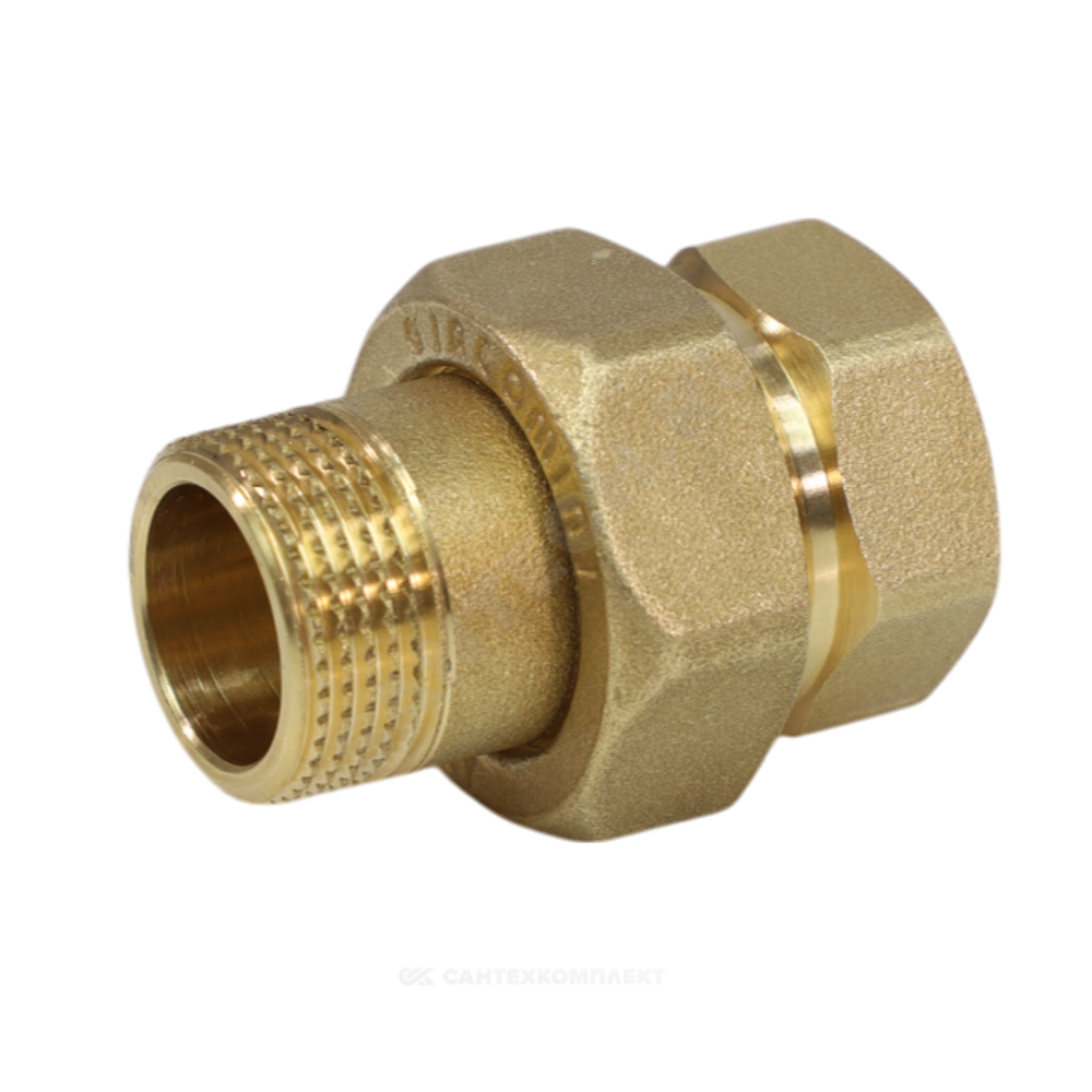 Соединитель латунь американка Ду 32 (1 1/4") прямой ВР/НР R18 Giacomini R18Y006