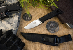 Туристический нож Baikal M AUS-8 (Cryo) StoneWash Kraton Лимитированный выпуск