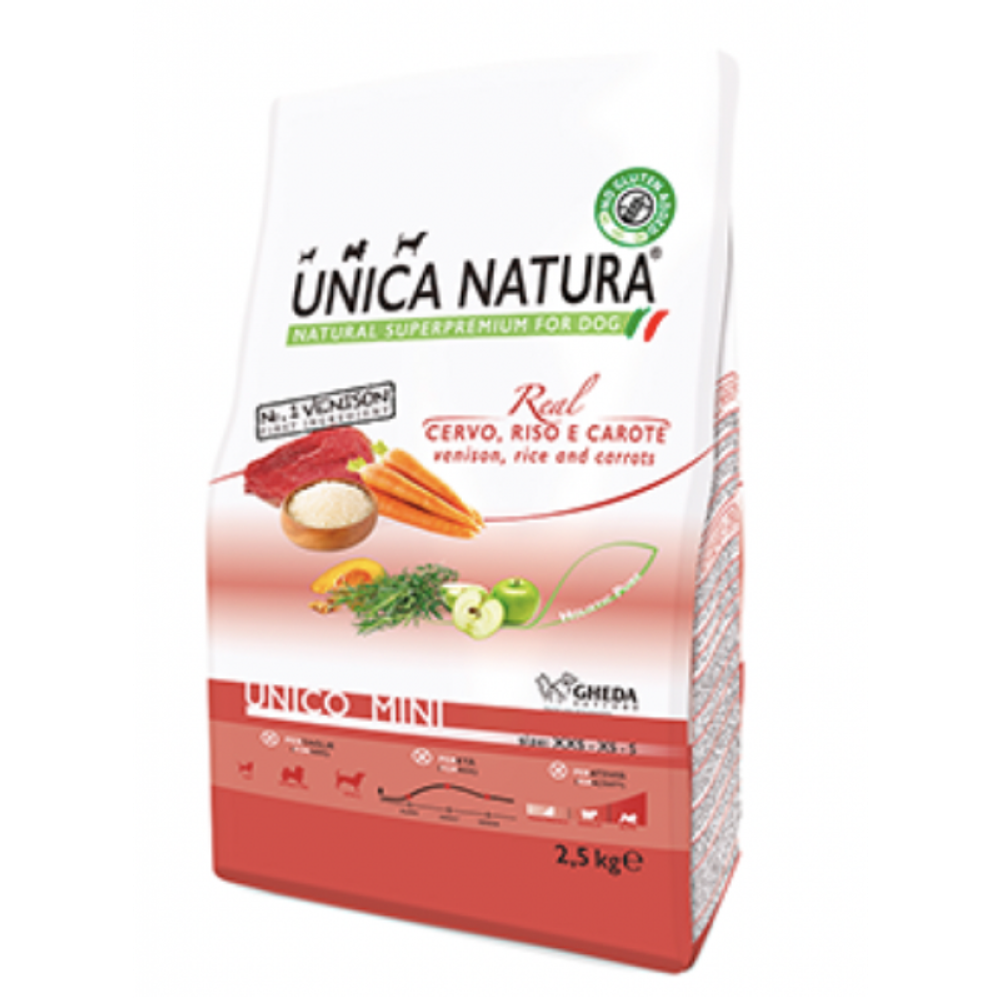 Unica Natura Mini (оленина, рис, морковь)