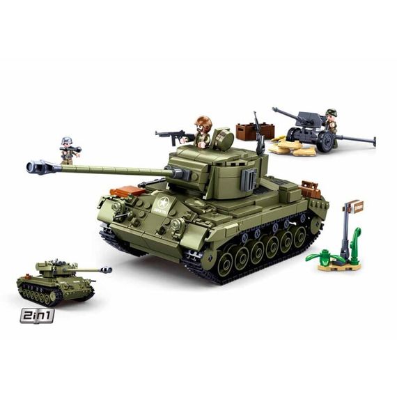 Konstruktor \ Конструктор - Слубан Средний танк, зеленый | Набор M38-B0860