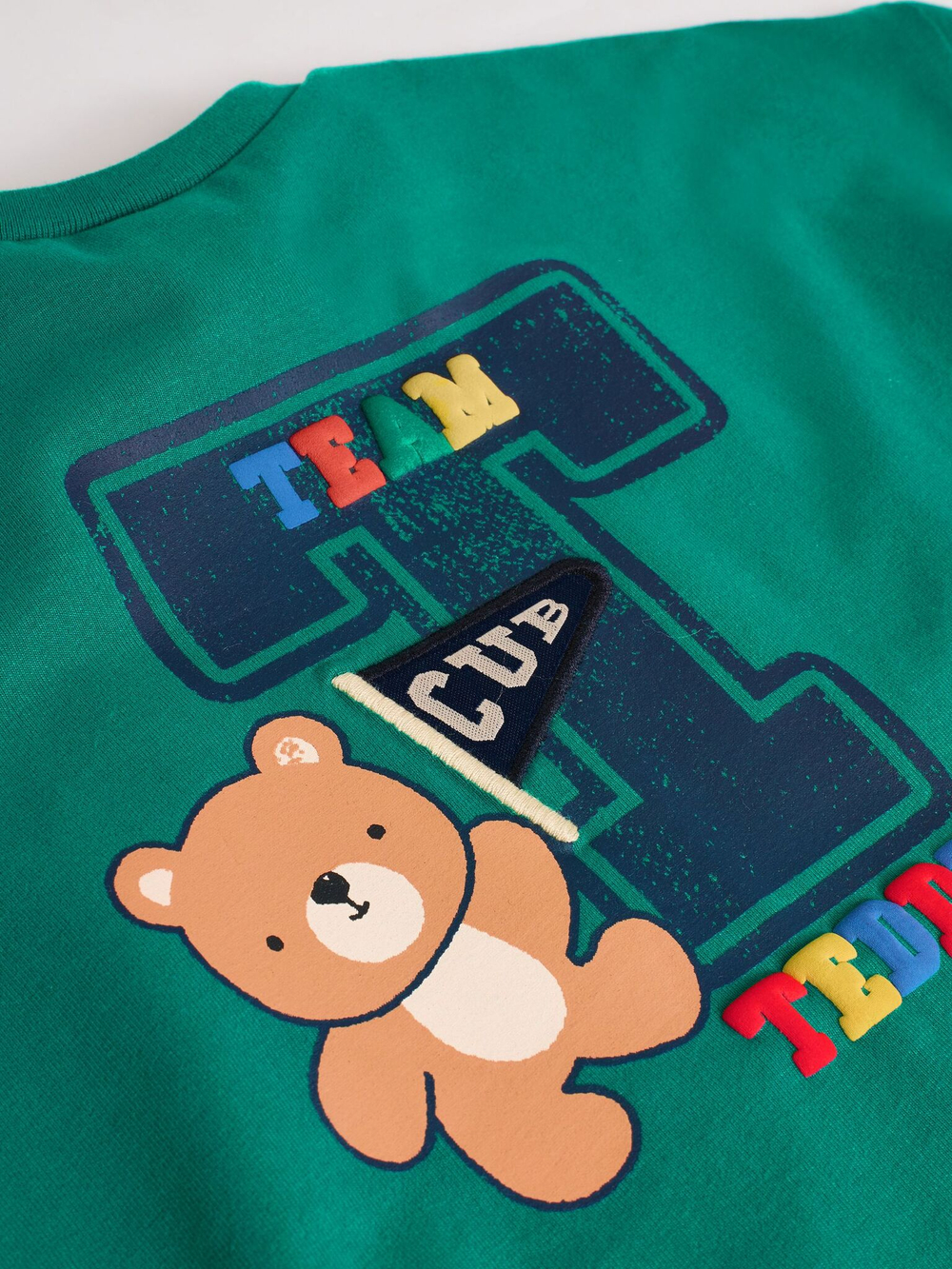 Свитшот и легинсы в комплекте для малышей Next AH5-356, Зеленый, Светло-бежевый