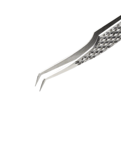 Пинцет Diamond L-45 Silver Be Happy