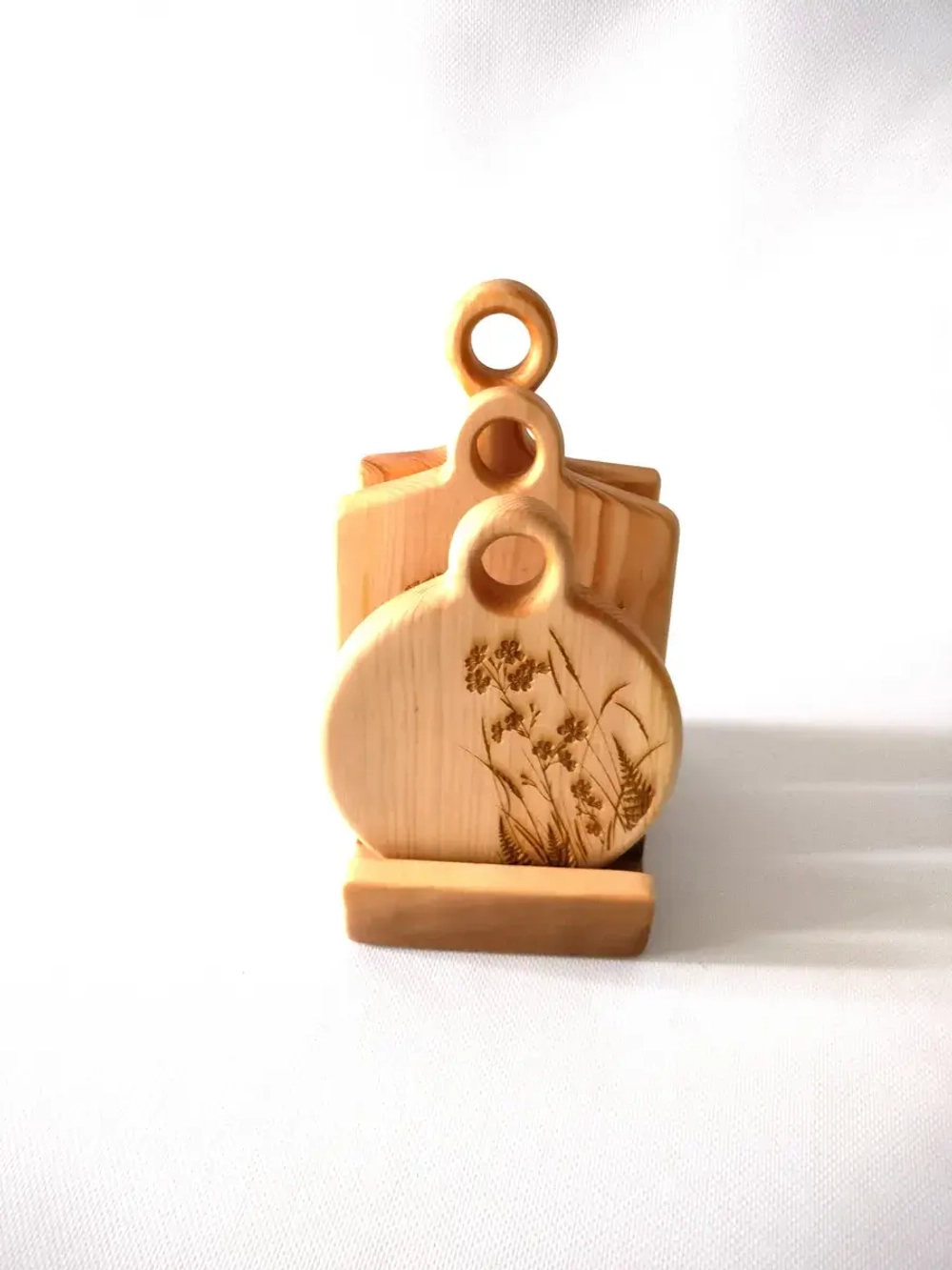 Набор досок разделочных из дерева сервировочных 3 шт.