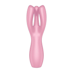 Розовый клиторальный вибромассажер Threesome 3