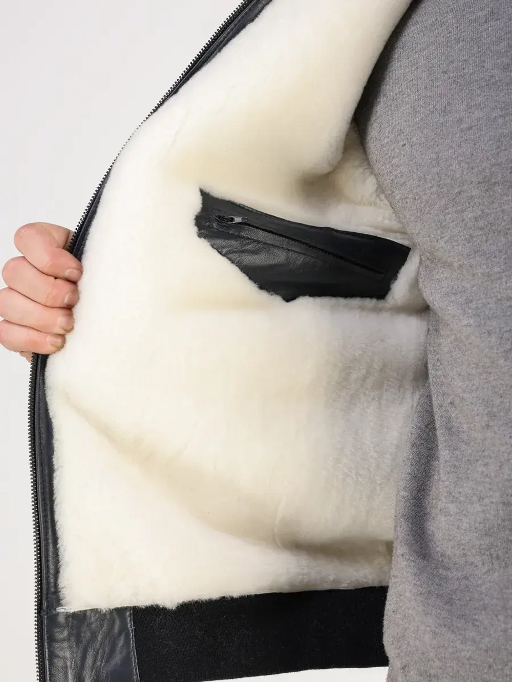 Дубленка зимняя куртка натуральная кожаная