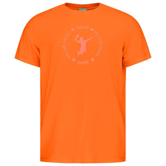 Head We Are Padel T-Shirt - orange