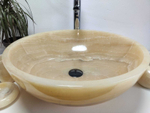 Раковина из оникса Bowl Yellow Big BO-61070 50*50*17
