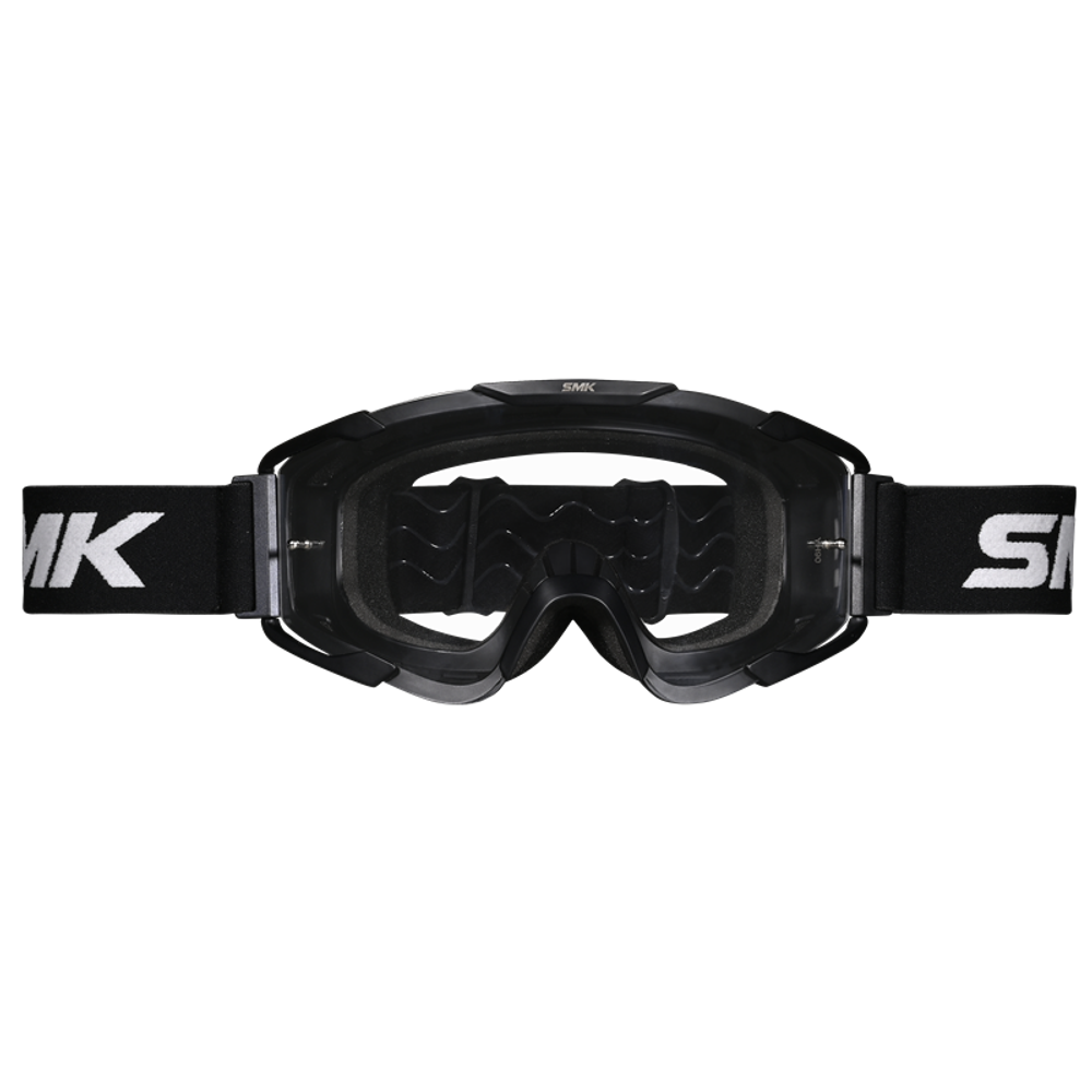 Очки кроссовые SMK TERRAIN, цвет черный, с прозрачной линзой