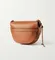 Кожаная женская сумка Loewe Gate коричневый