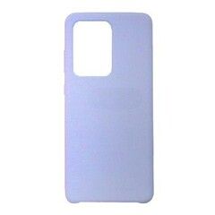 Силиконовый чехол Silicone Cover для Samsung Galaxy S20 Ultra (Васильковый)