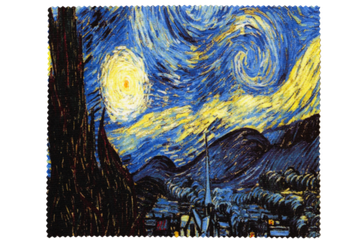 Салфетка микрофибра 15х18 (ВАН ГОГ) в  упаковке