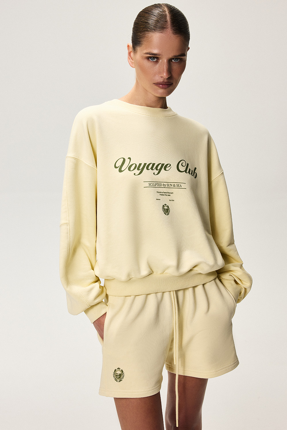 Шорты с принтом Ваниль