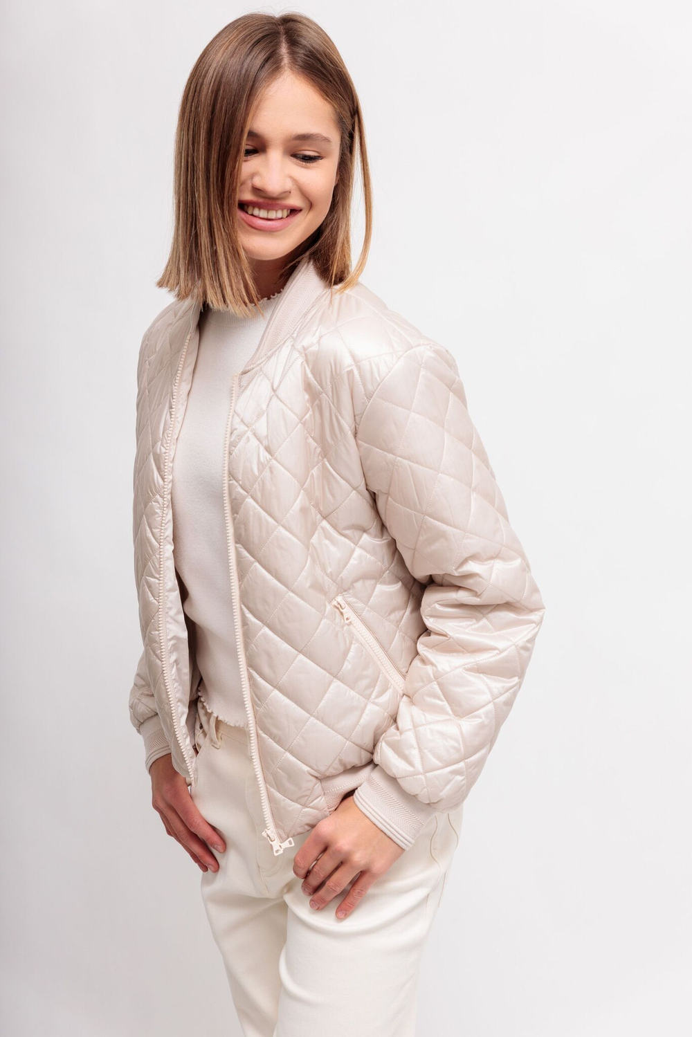 Куртка-бомбер MARC AUREL 4459 молочный