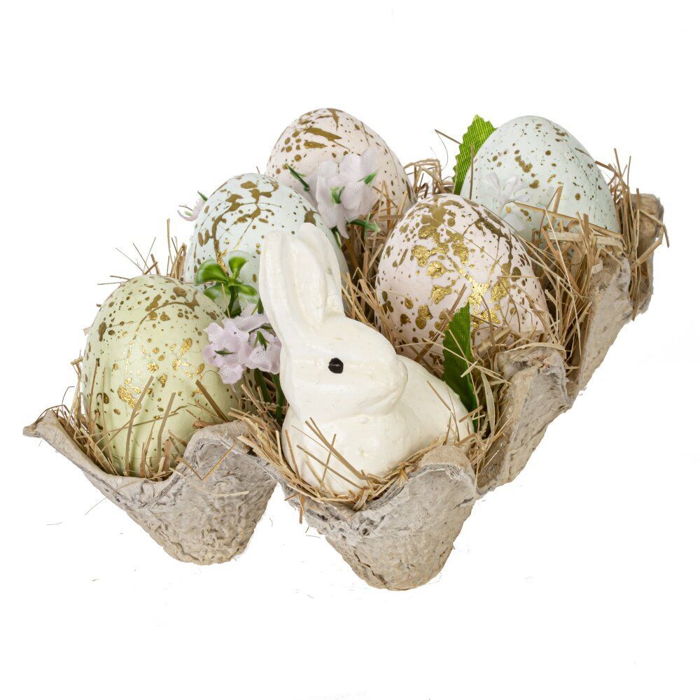 GAEM Изделие декоративное "Пасхальная композиция", L14,5 W10 H9,5 см