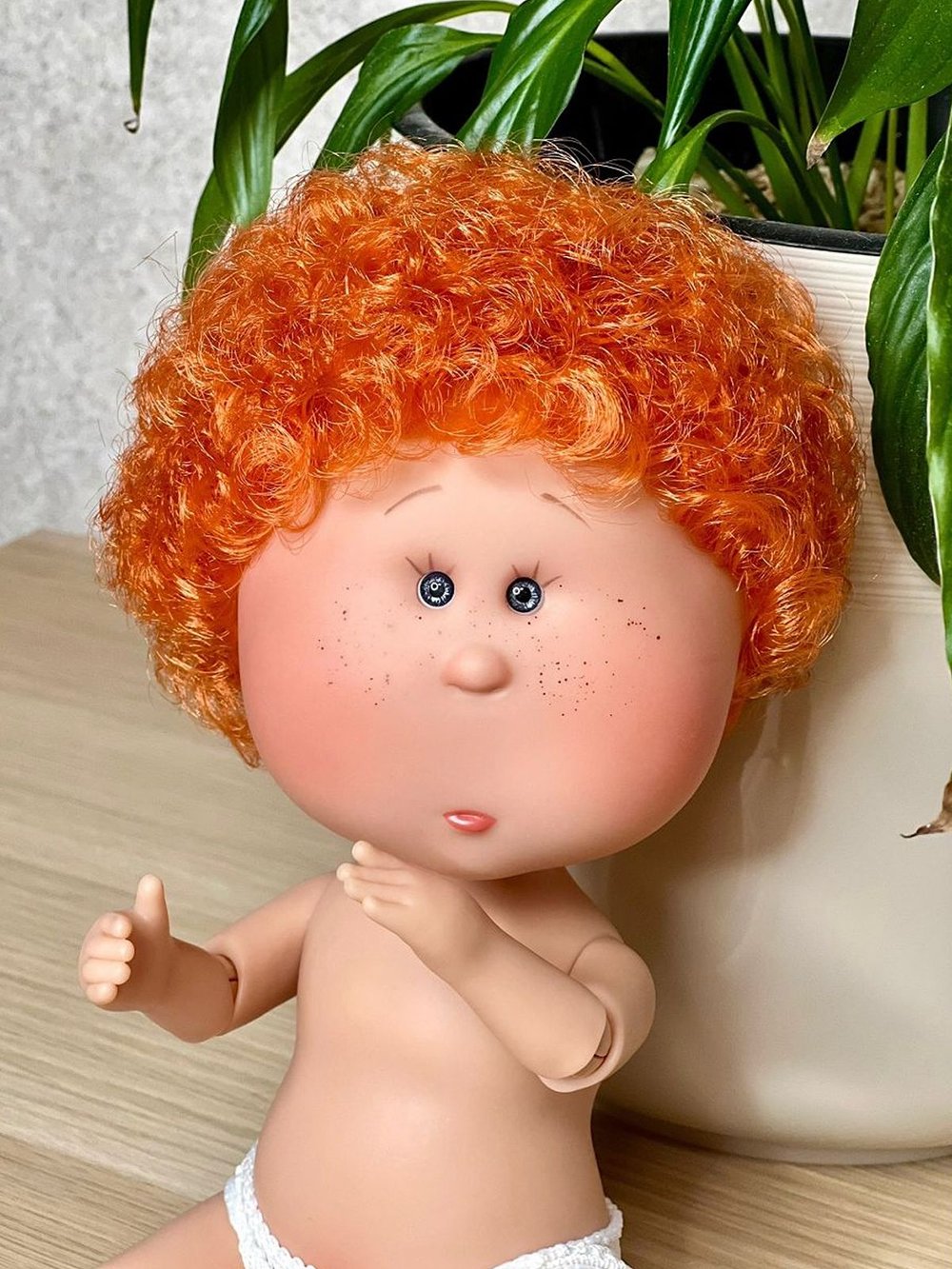 Кукла Nines виниловая 30см MIO шарнирная без одежды (1214W1)