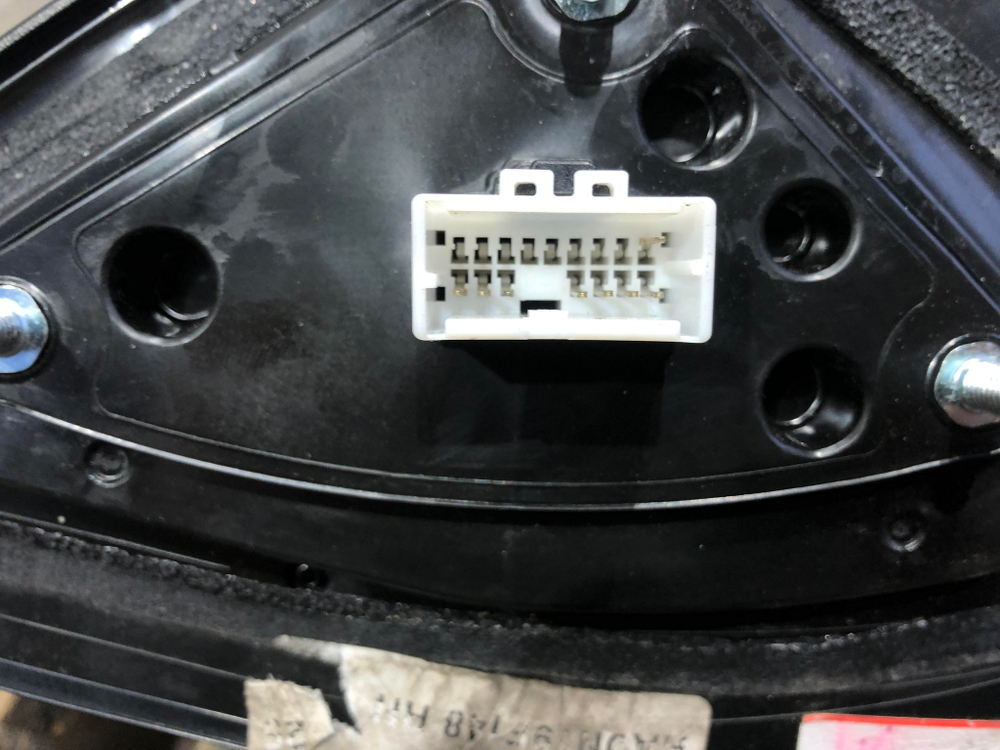 Зеркало правое 8 pin Hyundai Elantra 6 (AD) 18-20 Б/У Оригинал 87620F2540