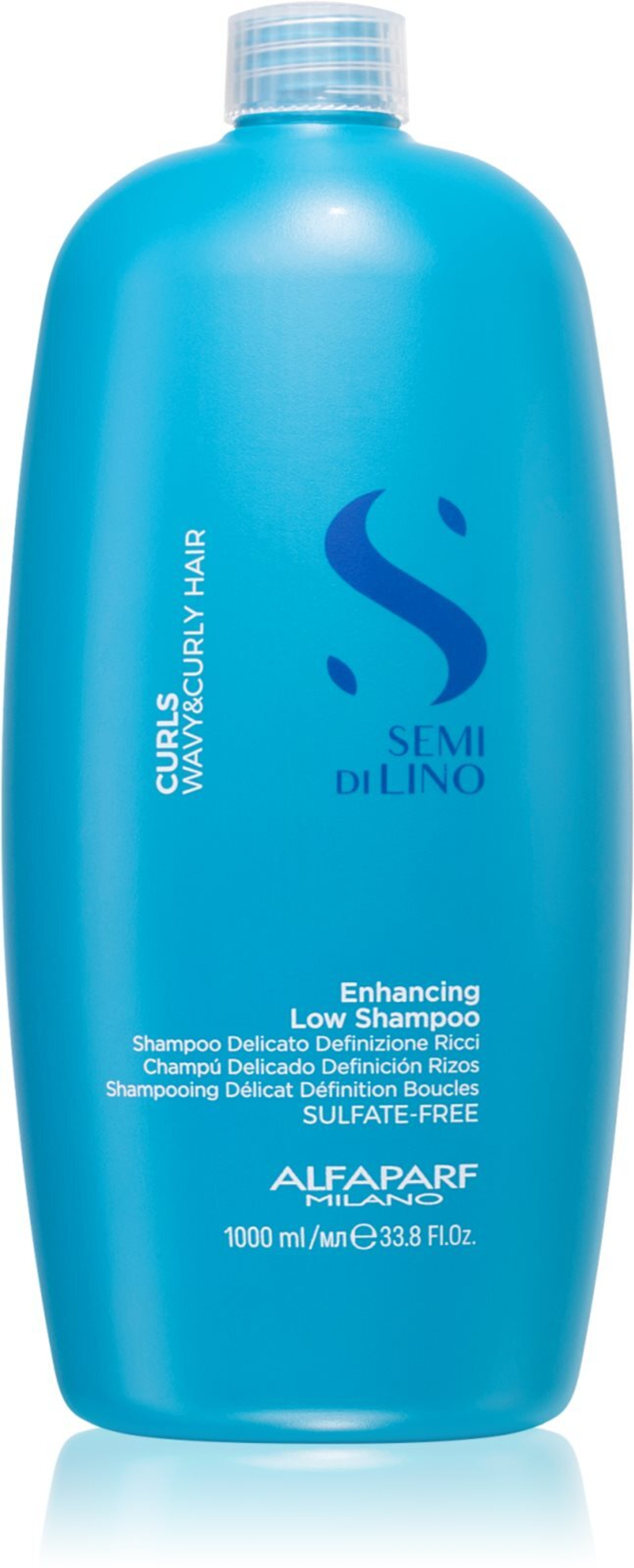 Alfaparf Milano Semi Di Lino Curls - шампунь для вьющихся волос /   1000  ml  / GTIN 8022297111285