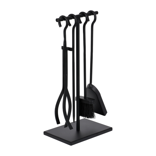 НАБОР Д/КАМИНА ПЕЧНЫЕ ШТУЧКИ 4ПРЕДМЕТА НА ПОДСТАВКЕ 50Х22Х15СМ 62037