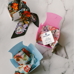 Твилли «Жостово» синяя Тюльпаны