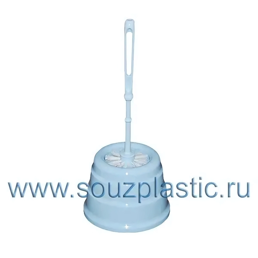 Ерш туалетный Пирамида голубой