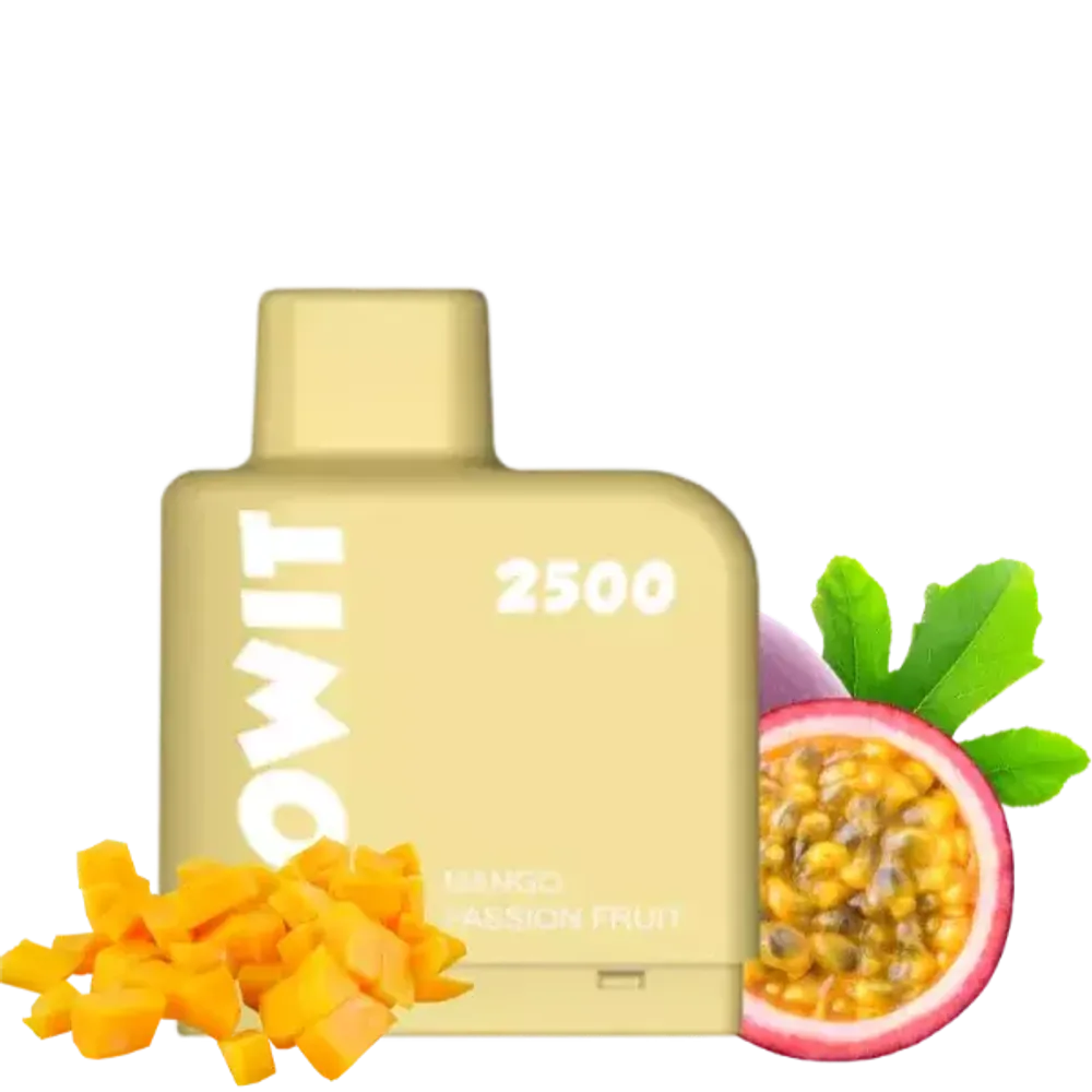 ELFBAR LOWIT 2500 Puffs | Liquid Pod Cartridge - Mango Passion Fruit (5% nic)