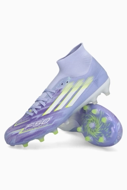 Бутсы adidas F50 Pro Mid FG/AG для женщин - фиолетовый