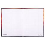 Блокнот МАЛЫЙ ФОРМАТ (110х147 мм), А6, 80 л., твёрдый, клетка, STAFF, "Цветы", 114438