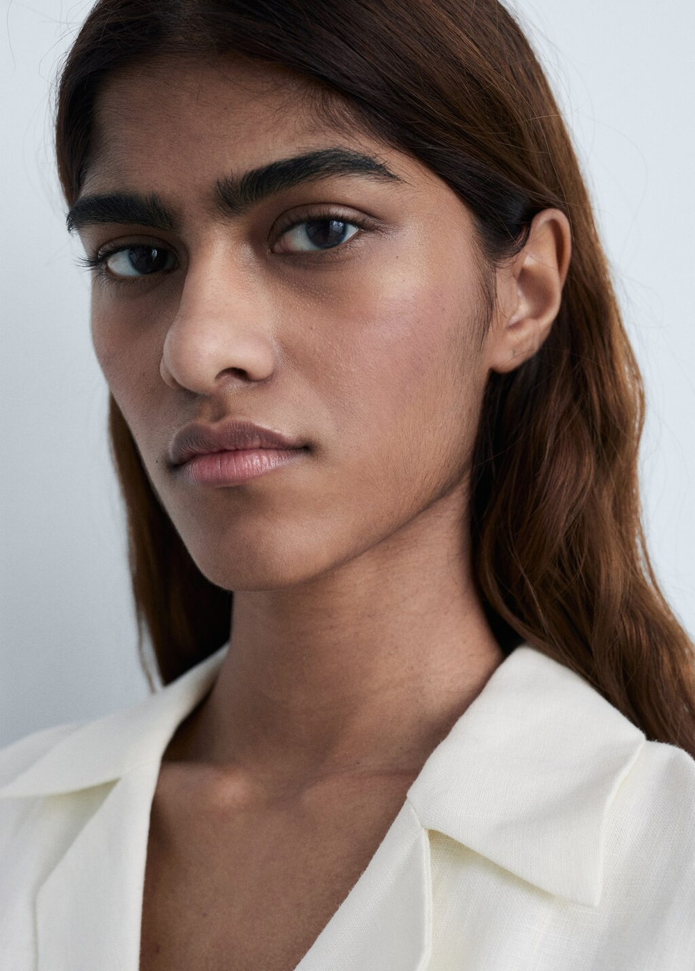 Льняное платье с поясом