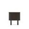 Mailen Прикроватная тумбочка из ясеневого шпона с темной отделкой 50 x 55 см
