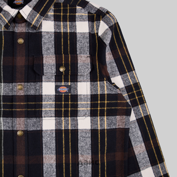 Рубашка мужская Dickies Nimmons Plaid Long Sleeve Shirt артикул:WLR19NCK - купить в магазине Дайс