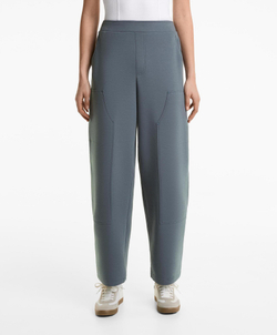 OYSHO Брюки из смесового хлопка, масляно-синий