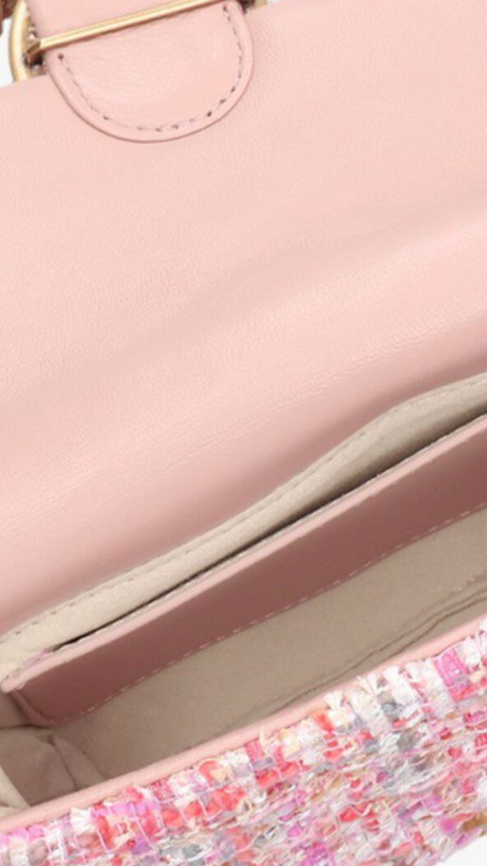 LADY LOVE BAG PUFF MAXI QUILT TWEED - pink