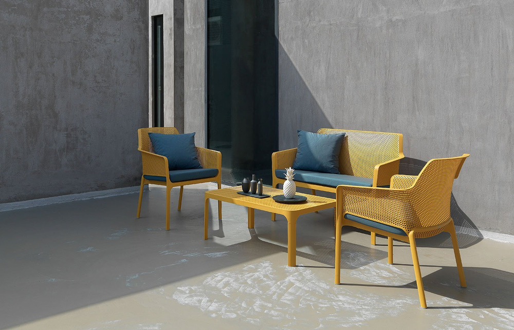 Подушка для дивана, Net Bench, деним