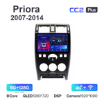 Teyes CC2 Plus 9"для LADA Priora 2007-2014