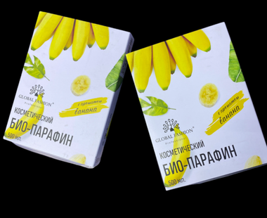 Косметический био-парафин с ароматом банан , 500 мл