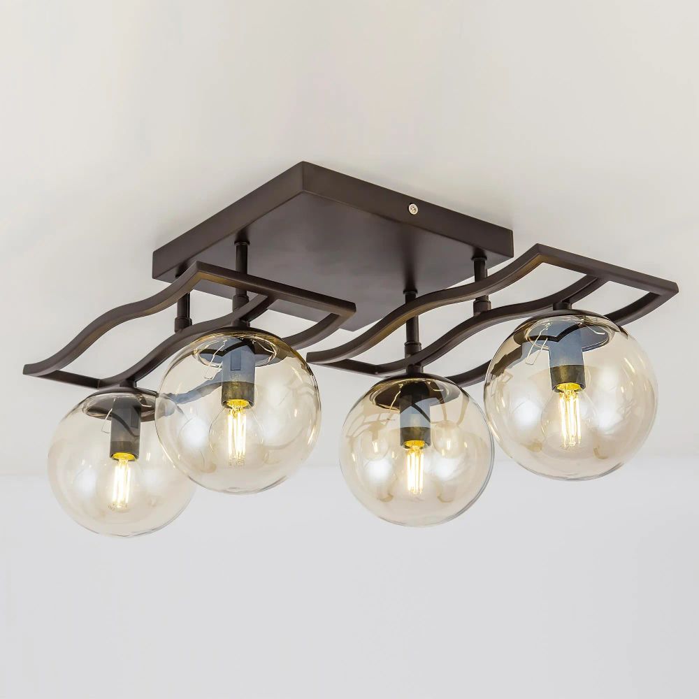 Citilux Бриз CL106245 Люстра потолочная Венге