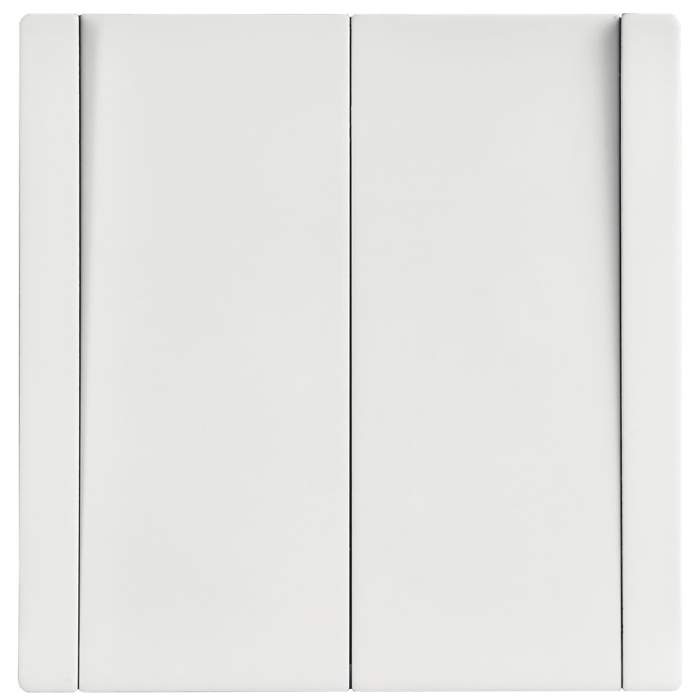 FORTE&PIANO Выключатель 2-клавишный перекрестный 10А FP209M металл белый IEK