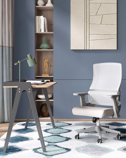 Кресло офисное TopChairs Argo серый