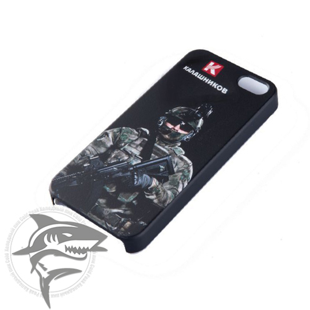 Чехол для iPhone 5/5S/SE “Боец АЛЬФА”, пластик