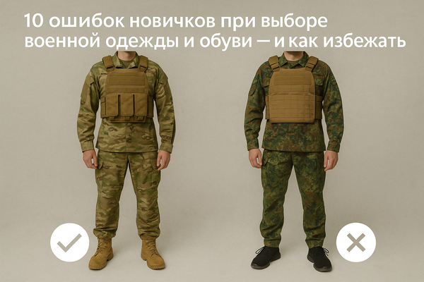 10 ошибок новичков при выборе военной одежды и обуви — и как их избежать
