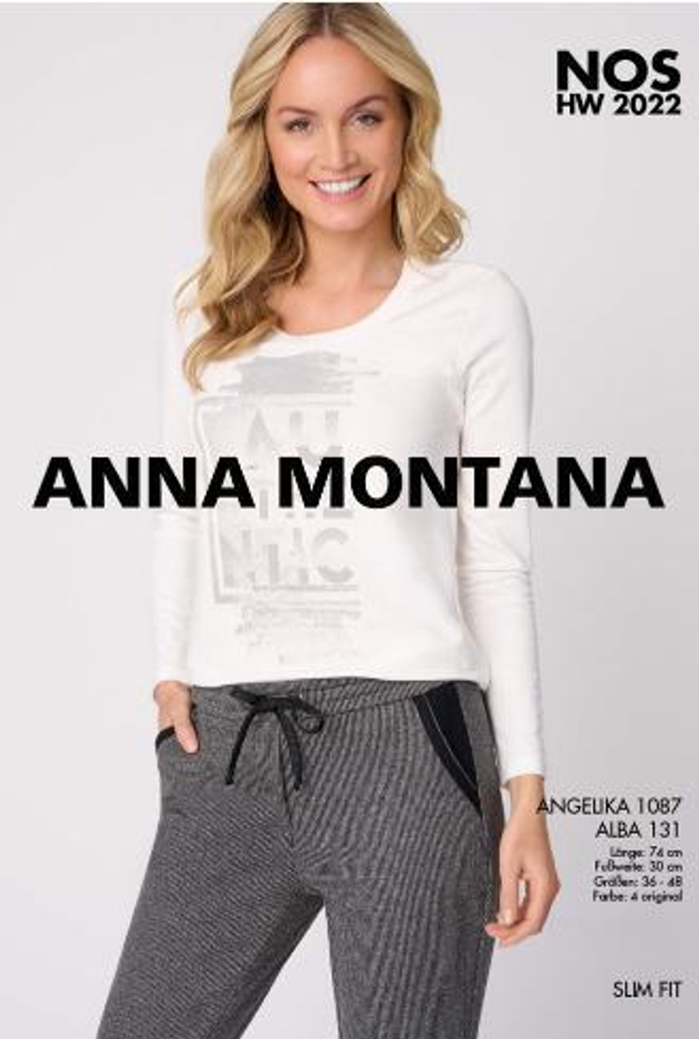 Брюки Anna Montana 1087 Angelika Alba