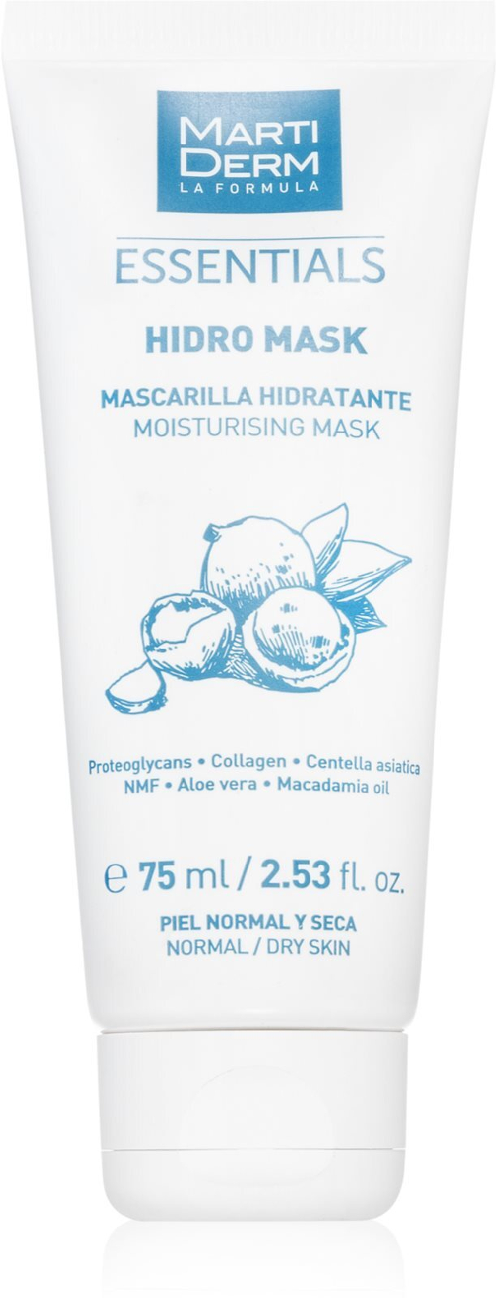 MartiDerm Essentials - увлажняющая и питательная маска для лица /   75  ml  / GTIN 8437000435273