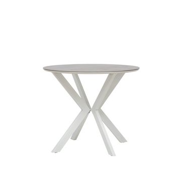Стол Leset Хокку Опора белая/керамика бетон